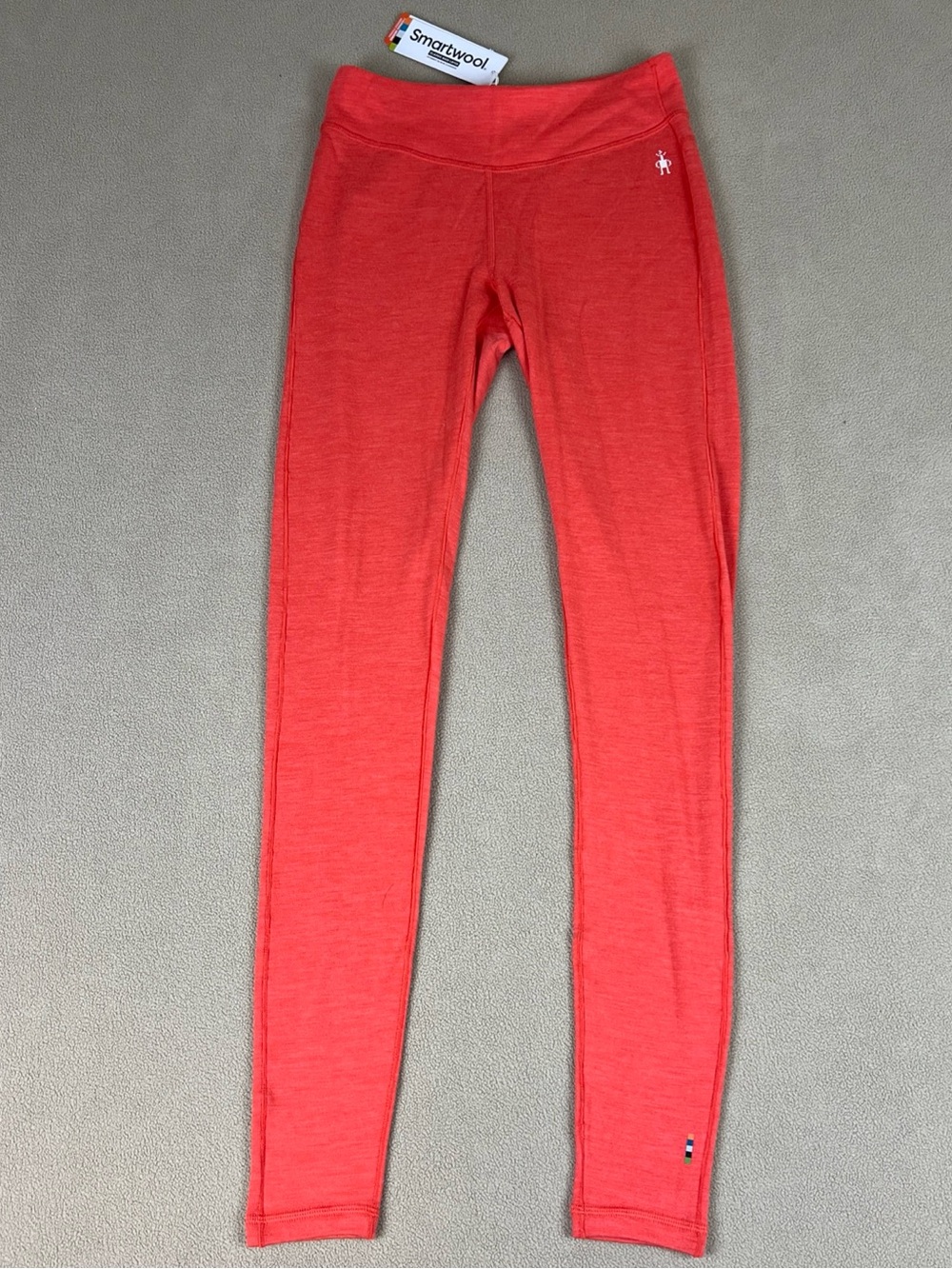 Smartwool Thermal Merino Classic Base Layer Bottom, Light Habanero, Womens Sz S